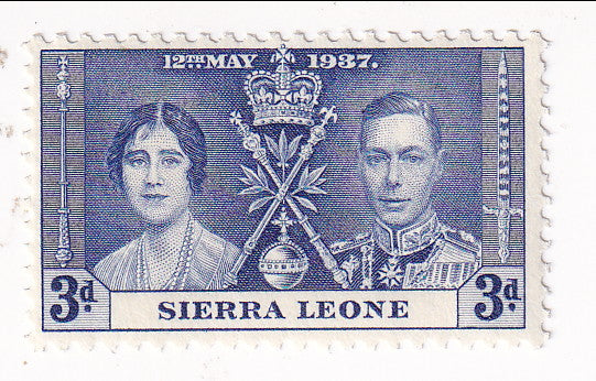 Sierra Leone -  Coronation 3d 1937(M)
