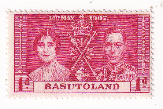 Basutoland - Coronation 1d 1937(M)