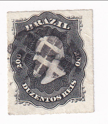 Brazil - Emperor Dom Pedro II 200r 1866