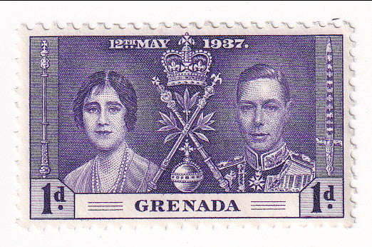 Grenada - Coronation 1d 1937(M)