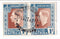 South Africa - Coronation 1/- pair 1937