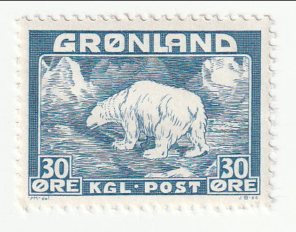Greenland - Pictorial 30ore 1938(M)