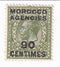 Morocco Agencies - King George V 9d with 90 CENTIMES o/p 1934(M)