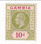 Gambia - King George V 10d 1921(M)