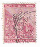 Cape of Good Hope - "Hope" seated 1d 1865
