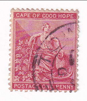Cape of Good Hope - "Hope" seated 1d 1885