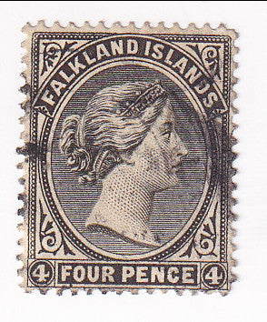 Falkland Islands - Queen Victoria 4d 1889