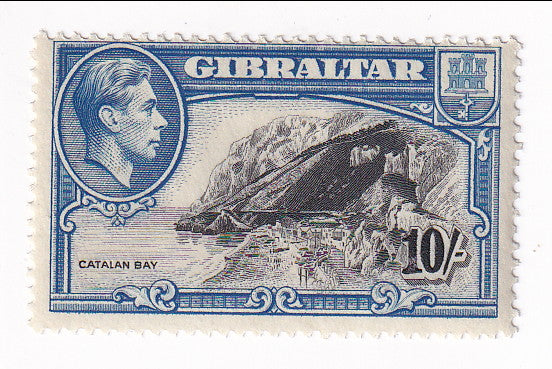 Gibraltar - Pictorial 10/- 1938(M)