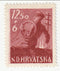 Croatia - Postal Eployees Fund 12k.50+6k 1945(M)