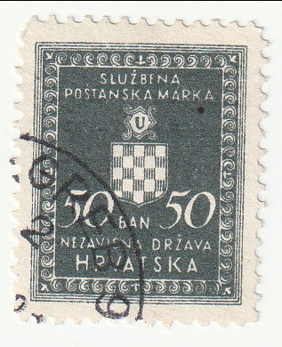 Croatia - Official 50b 1942