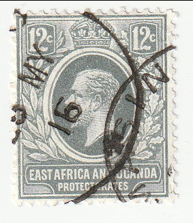 East Africa and Uganda Protectorate - King George V 12c 1912