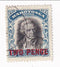 Cook Islands - Pictorial 1½d with TWO PENCE o/p 1931