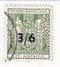 New Zealand  - Arms Stamp Duty 3/6 with 3/6 o/p 1942
