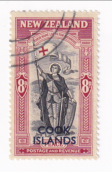Cook Islands - Peace 8d 1946