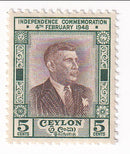 Ceylon - First Anniversary of Independence 5c 1949(M)