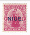 Niue - Dominion 1d with NIUE. o/p 1917(M)