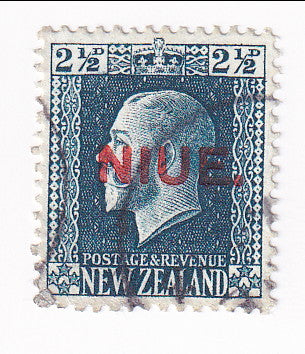 Niue - King George V 2½d with NIUE. o/p 1920