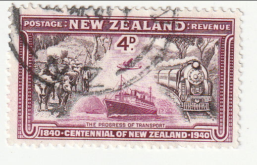 New Zealand - Centennial 4d 1940