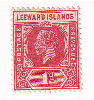 Leeward Islands - King George V 1d 1921(M)