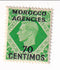 Morocco Agencies - King George VI 7d with 70 CENTIMOS o/p 1937(M)