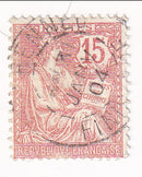 France - "Mouchon" redrawn 15c 1902