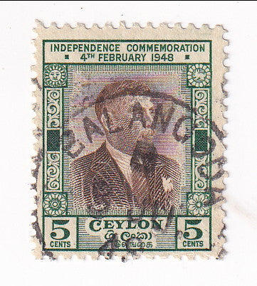 Ceylon - First Anniversary of Independence 5c 1949