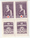 Denmark - Red Cross Charity 10ore+5ore & Numeral 10ore block 1933-39(M)