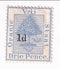 Orange Free State - Tree/Horns 3d with 1d o/p 1890-91(M)