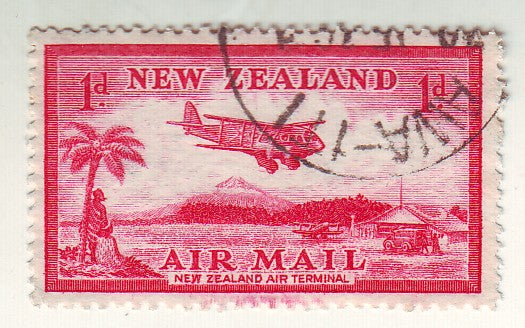 New Zealand - Airmail 1d 1935