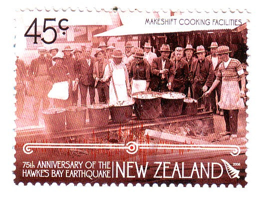 New Zealand - 75th Anniversary of the Hawkes Bay Earthquake .45c 2006(14)
