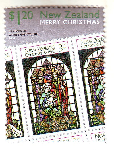 New Zealand - Christmas $1.20 2010(M)
