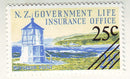 New Zealand - Life Insurance 25c o/p on 2½c 1976-78(M)