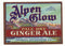 U. S. A. - Alpen Blom Ginger Ale label