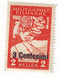 Austro-Hungarian Military Post - 2h Newspaper stamp with 3 Centesimi o/p 1918