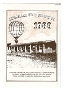 Australia - Aviation, Queensland State Exh. adhesive 1989