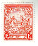 Barbados - Badge of the Colony 1½d 1938(M)