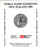 New Zealand - World Stamp Exhibition Black Print m/s 1990(M)