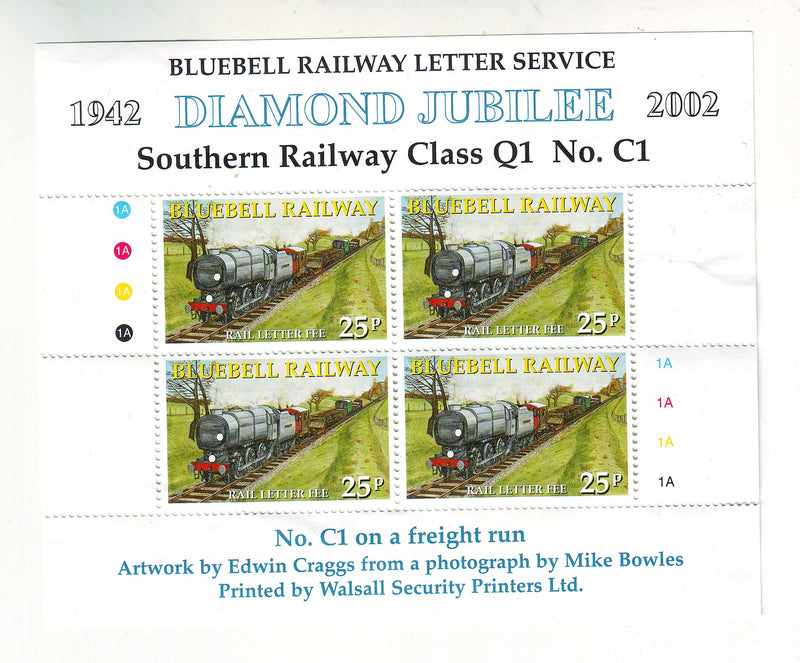 Great Britain - Bluebell Railway m/s