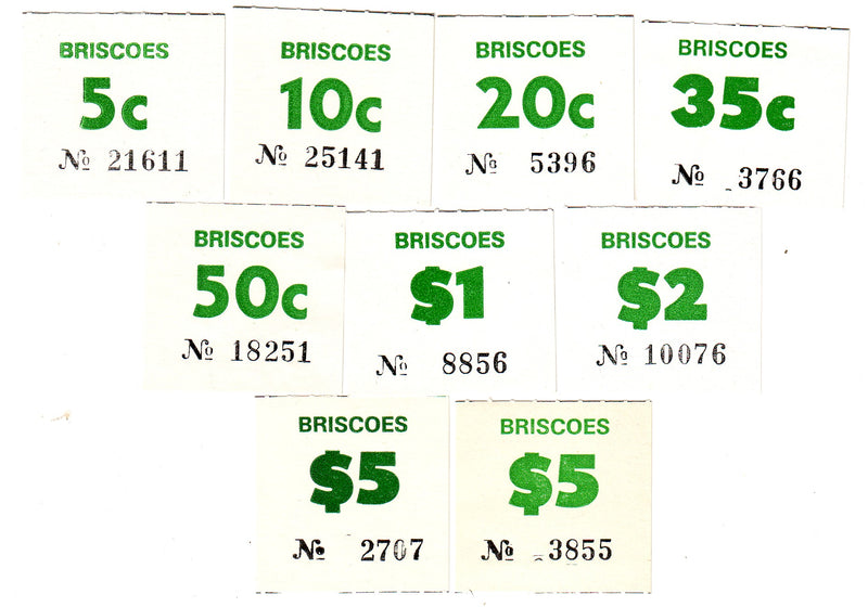 Australia - Revenue, Briscoes freight labels