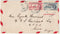 British Solomon Islands - Air Mail Cover, Victory set 1946