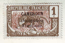Cameroun - Middle Congo 1c with CAMEROUN Occupation Francaise o/p 1916(M)