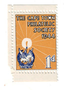 South Africa - Cape Town 1944 label