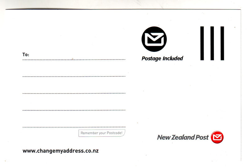 New Zealand - Post Office Change of Address card 2008