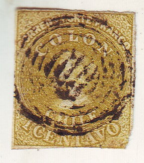 Chile - Columbus 1c 1853