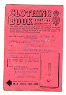 Great Britain - Clothing Book/Coupons(1) 1947-48