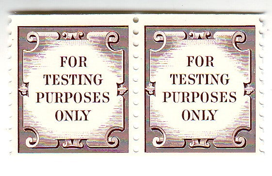 U. S. A. - Coil Tester stamp brown - pair 1978(M)