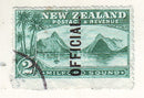 New Zealand - Pictorial 2/- OFFICIAL 1907
