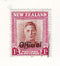 New Zealand – King George Vl 1/- Official 1947