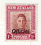 New Zealand – King George Vl 1/- Official 1951