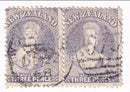 New Zealand - Full Face Queen 3d pair 1864-1873